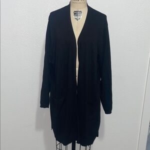 89th & Madison Black Knit Cardigan